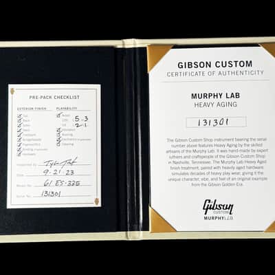 2023 Gibson ES-335 Custom Shop '61 Reissue Murphy Lab Heavy Aged ~ 60's Cherry image 9