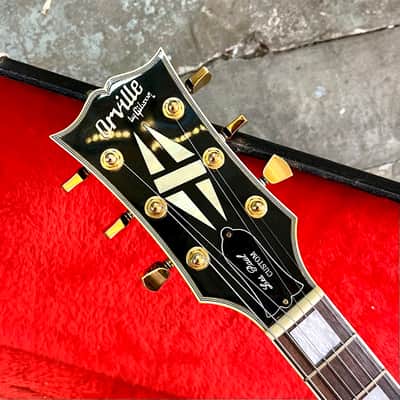 Orville by Gibson Les Paul Custom 1990’s - Black beauty original vintage MIJ Japan image 8
