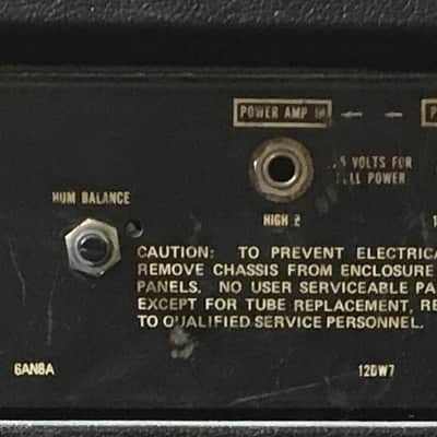 1979 Ampeg V-4 100-Watt All Tube Electric Guitar Amplifier Head in Ampeg VT-22 2 x 12" Combo Cabinet image 7