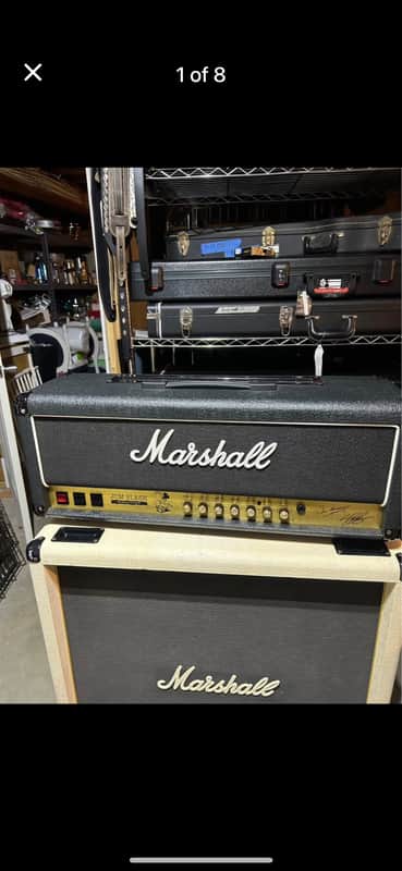 Marshall JCM Slash Signature 2555SL 2-Channel 100-Watt Guitar Amp Head 1996 - 1997 - Black