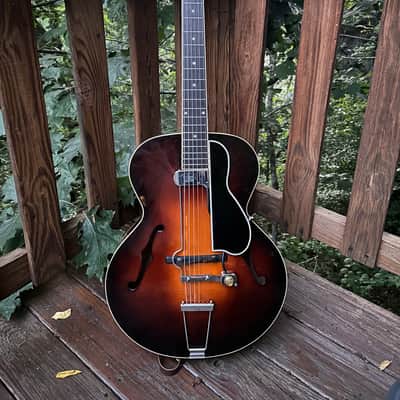 The Loar LH-600-VS w/ Dearmond FHC Pickup - Upgrades - Vintage Sunburst w/ Case image 5