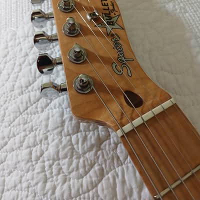 Fender / Squier Bullet 1986 - MIJ Fujigen, Flamed Maple Neck image 13
