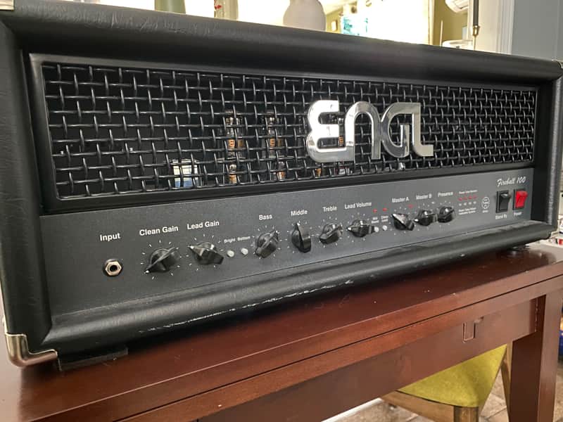 Engl Fireball 100 Type E635 2-Channel 100-Watt Guitar Amp Head 2010s - Black image 1