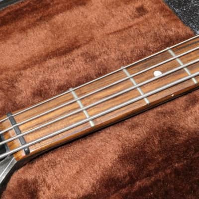 Peavey Dyna-Bass Gray Metallic Bass Guitar USA Kahler Tremolo Original Case image 3