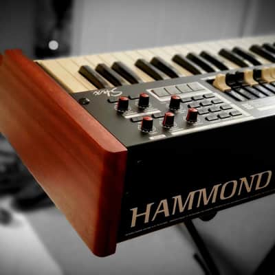 Hammond SKX Stage Keyboard / Organ Custom Exotic Sapele Wood Replacement Sides Brand New image 5