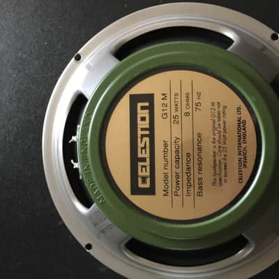 Celestion Greenback G12M made in England | Reverb
