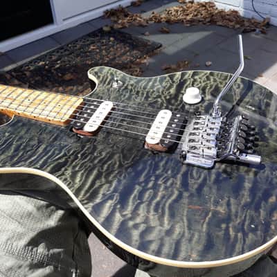 Rare Ernie Ball Music Man (EBMM) Van Halen EVH VanHalen Signature 1994 Black Quilt image 12