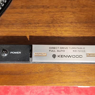 Kenwood KD-5033 Direct Drive Turntable Wood Finish New Cartridge And Needle-Local Pick Up Only image 2