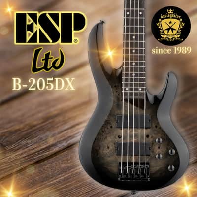 ESP LTD B-205DX Bass in Black Burst B-Stock image 4
