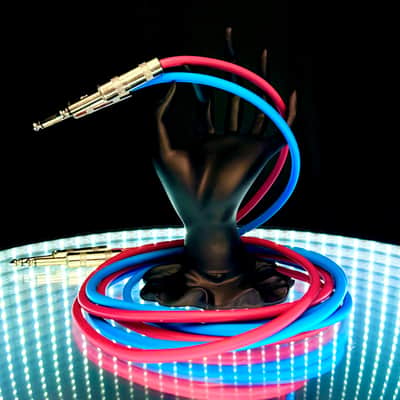 (1 Pair) 1 Red / 1 Blue — Seismic Audio — 6 Foot — Instrument Cables image 2