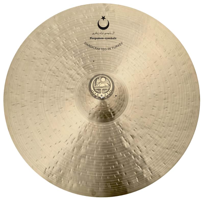 Pergamon Cymbals 20" Traditional Jazz Flat-Ride Sizzle image 1