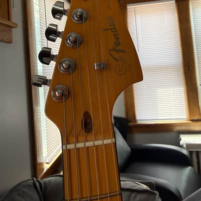 Fender American Ultra Jazzmaster with Maple Fretboard 2019 - 2025 - Cobra Blue image 4