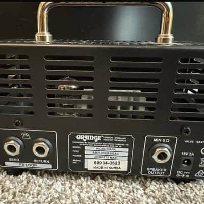 Orange Micro Dark 20-Watt Guitar Amp Head 2015 - Present - Black image 2