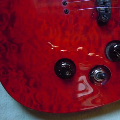 ESP LTD MH-100QMNT With EMG Pickups/ SPC Mid Boost image 2