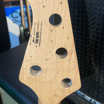 OLP Licensed by Ernie Ball 4 String Bass Neck 2000s - Black image 3