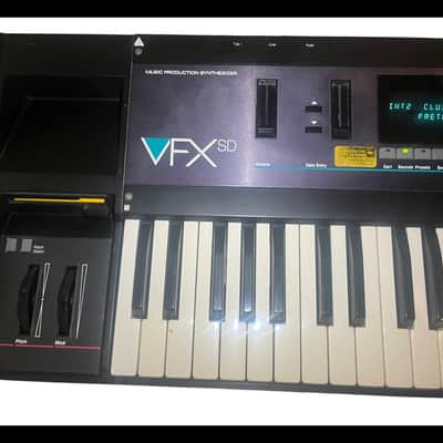 Ensoniq VFX 61-Key Vintage Analog Synth — Transwave, Poly Aftertouch, w/ Cart, Disks & Pedal image 14