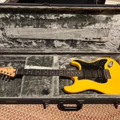 2021 Fender Special Edition Player Stratocaster HSS Ferrari Yellow w/ Ebony FB image 1