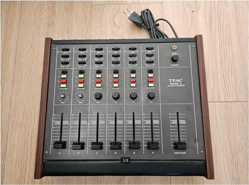 TEAC (Tascam) model 2 audio analog mixer 70ies (vintage) *FREE SHIPPING WORLDWIDE* image 1