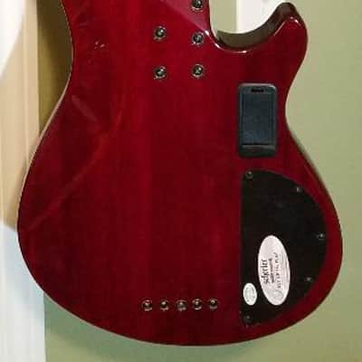 Lefty Schecter Damien Elite-5 Active 5-String Bass 2016 Crimson Red image 8