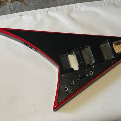 2016 Jackson JS32RM Randy Rhoads RR Black w/ Red Bevels Guitar Body Floyd Tremolo Ready image 20