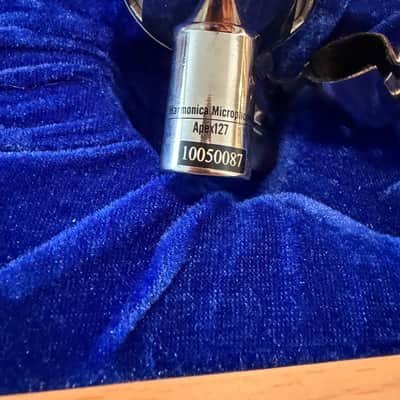 Apex 127 Harmonica Harp Microphone w/ Wooden Case image 2