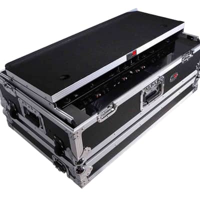 PROX XS-REV71K2U WLT LED ATA Style Flight Case for Pioneer DDJ-REV7 DJ Controller with 2U Rack Space Laptop Shelf Wheels LED image 7