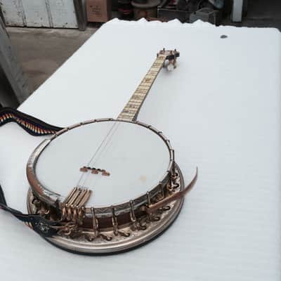 Bacon & Day Roy Smeck #4 Silver Bell Tenor Banjo 1930's Vintage image 6