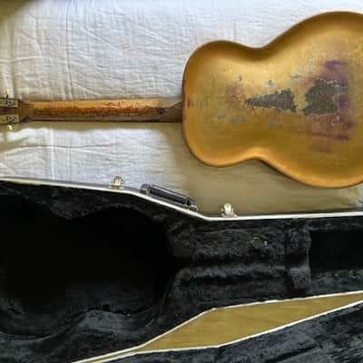 Dobro Gold Steel Resonator 1935 Cool Patina & Sound image 3