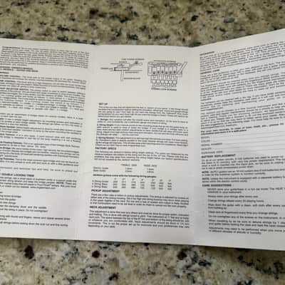 Jackson Owners manual and warranty card 2000s image 3