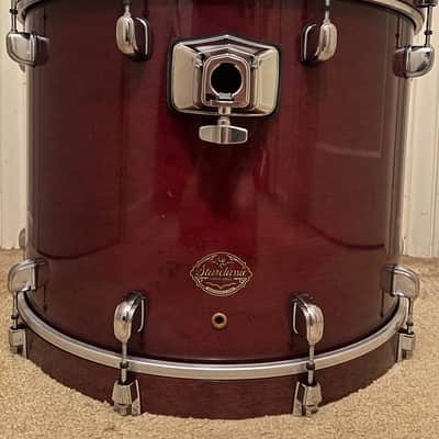 Tama Starclassic Maple 5 Piece Drum Kit Violet Shade Made In Japan image 6