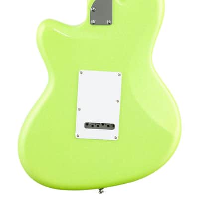 Ibanez Yvette Young Y2M Electric Guitar Slime Green Sparkle image 6