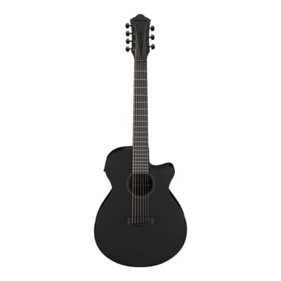 Ibanez AEG721 7-String Electro-Acoustic Guitar, Black Out image 3