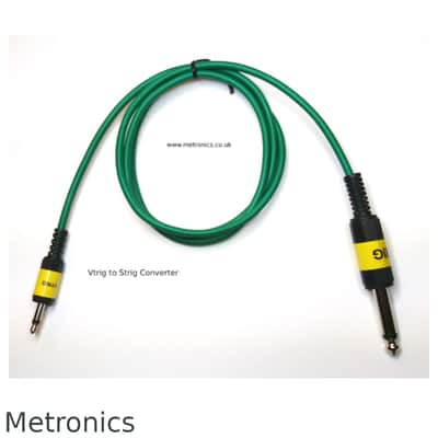 V-Trig (3.5mm Jack) to S-Trig (6.35mm Jack) Converter Cable TAP TEMPO DELAY image 2
