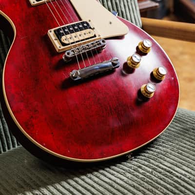 Gibson Les Paul Traditional Pro V Satin 2019 - Satin Wine Red image 5