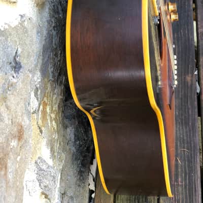 1963 Gibson J-160E Sunburst image 5