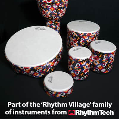 Rhythm Tech 'Rhythm Village' Djembe 9" - Multicoloured image 2