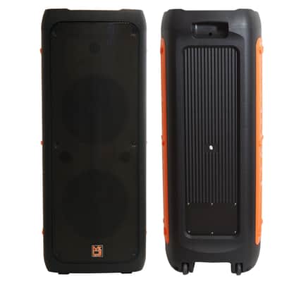 2 MR DJ FLAME5500LED Bluetooth PA Party Speakers Liquid Crystal LED 2 x 12" TWS FM USB image 14