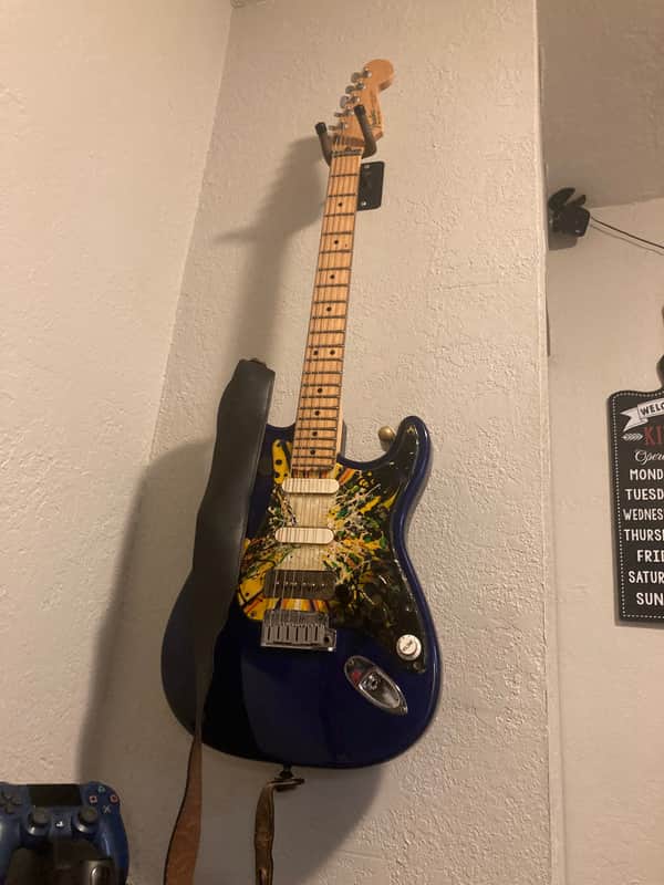 1992 Fender Strat Plus with Maple Fretboard Midnight Blue image 1