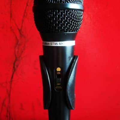 Vintage 1990's Audio-Technica ST95 Mark II 1990's Black dynamic cardioid microphone Low Z w accessories # 6 image 8