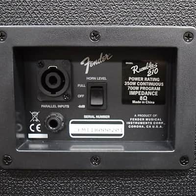 Fender Rumble 210 Extension Cab (Black Grill) *In Stock! image 3