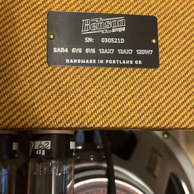 Benson Amps Monarch Reverb 15-Watt 1x12" Guitar Combo 2016 - Present - Various image 5