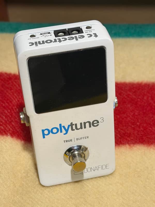 TC Electronic Polytune 3 Polyphonic Tuner Pedal 2017 - Present - White image 1