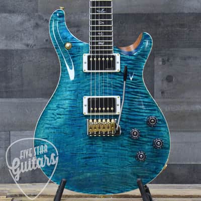 Pre-Owned PRS McCarty 594 Tremolo Wood Library - Laguna Blue with Hard Shell Case image 24