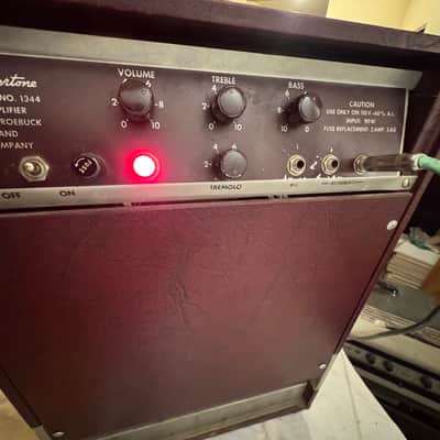 1950 Silvertone Model 1344 18-Watt 1x12 Guitar Combo - Rola Field Coil Spker image 2