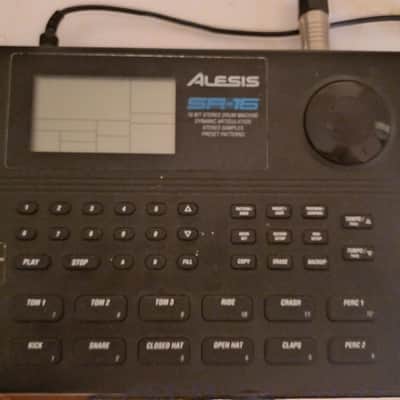 Alesis SR-16 Drum Machine PLUS power supply PLUS manuals