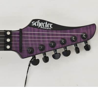 Schecter Banshee GT FR Guitar Satin Trans Purple B-Stock 3598 image 4