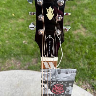 Epiphone Hummingbird 2008 - Cherry Sunburst image 4