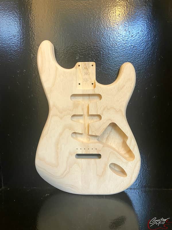 Guitar Mill S-Style Body / 2 pc. Ultra Light Swamp Ash (#GIN-1888) image 1
