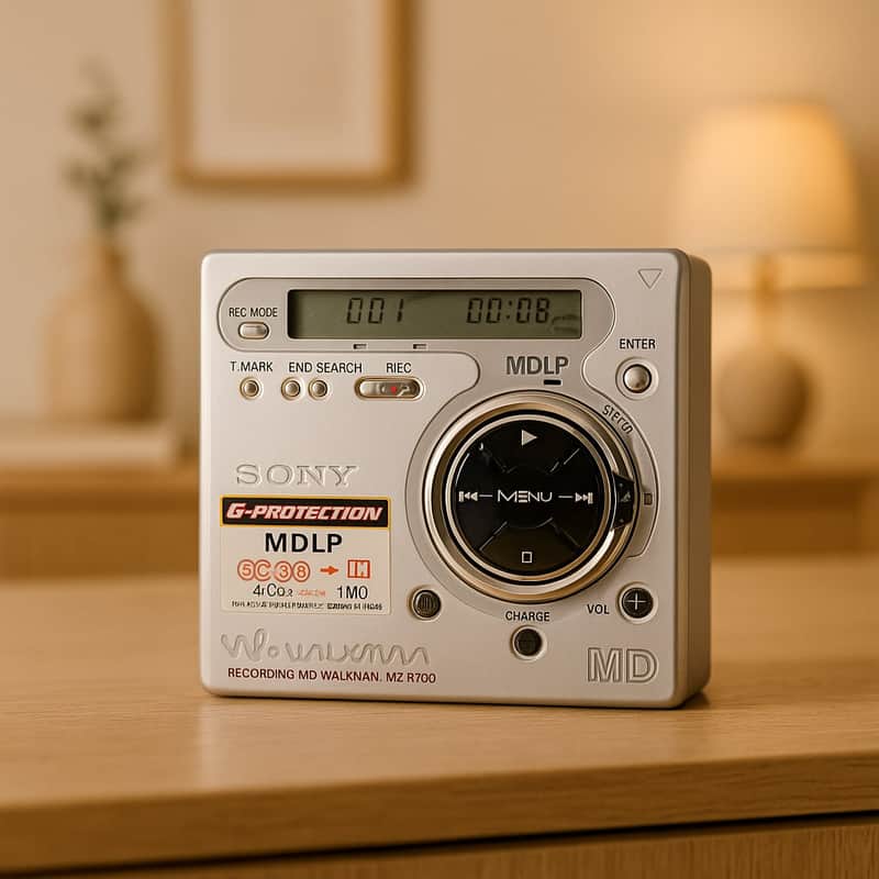 Sony MZ-R700 Rare Vintage Portable MiniDisc Recorder Tested Warranty LP2 LP4 image 1