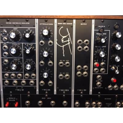 Moog Modular System 55 Reissue Signed by Jean-Michel Jarre, Second-Hand image 2